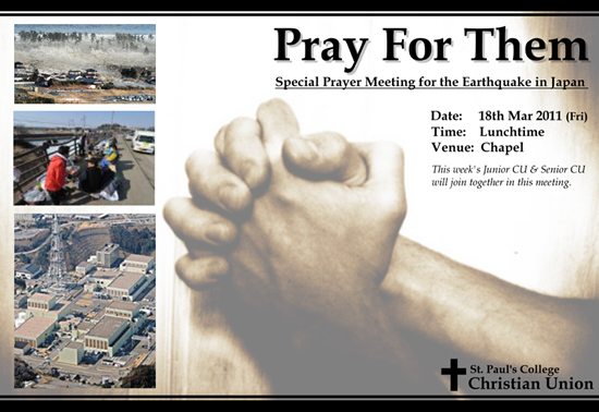 Special Prayer Meeting for the Earthquake in Japan